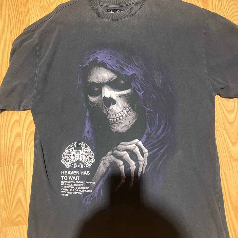 Darc Sport Black Short Sleeve Tee with Gothic Design